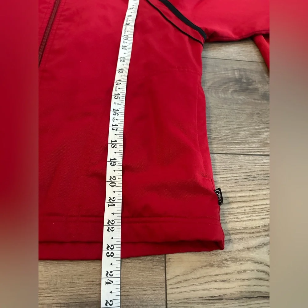 Reebok Y2K Red Full Zip Track Jacket Windbreaker Size M